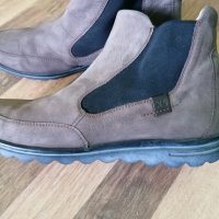 Обувки за пролет и есен,набук,тип мокасина високи,39 1/2, снимка 3 - Дамски ежедневни обувки - 36885614