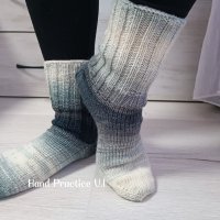Плетени чорапи, снимка 8 - Дамски чорапи - 38142445