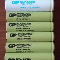 Комплект акумулаторни батерии GPBatteries , снимка 1 - Друга електроника - 44111769