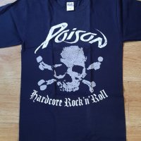 Poison нови двустранни тениски размери S XXL , снимка 1 - Тениски - 44090734