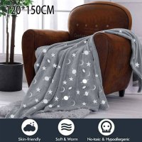 Одеяло, светещо в тъмното - 120 х150 см, снимка 7 - Олекотени завивки и одеяла - 43926202