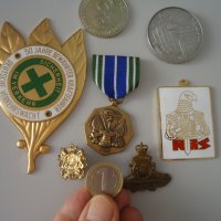 Лот стари медал плакети кокарди, снимка 8 - Колекции - 37866406