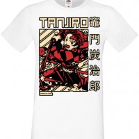 Мъжка тениска Demon Slayer Tanjiro Kamado 02,Анимация,игра,Празник,Повод,, снимка 3 - Тениски - 37936770