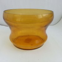 Стъклена купа фруктиера цветно стъкло, снимка 5 - Антикварни и старинни предмети - 32731711