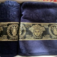 100% памук хавлиени кърпи Версаче, снимка 6 - Хавлиени кърпи - 42218647