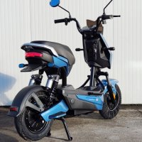Електрически скутер 500 вата модел YCL син цвят 20Ah батерия, снимка 5 - Мотоциклети и мототехника - 44027652