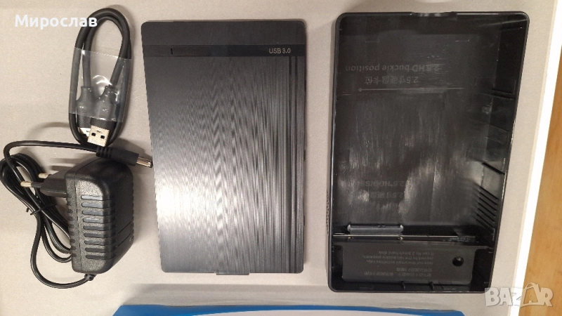 Продавам кутия за 2.5"(3.5") хард диск, снимка 1