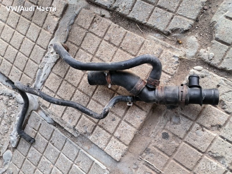 Тройник фланец антифриз Поло Пасат Ауди VW Polo Passat B6 B7 / 323220, снимка 1