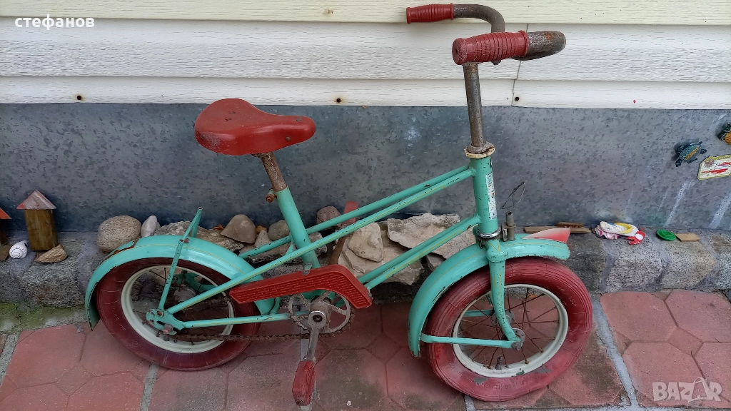 Ретро руско детско колело с дебели гуми, снимка 1
