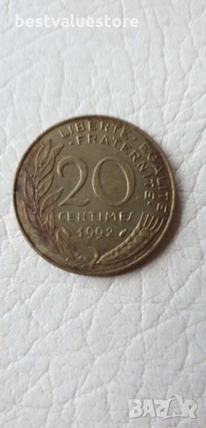 Монета От 20 Сентима 1992г., снимка 1