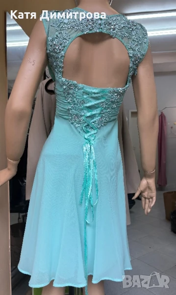 Официална рокля с ефектен гръб, снимка 1