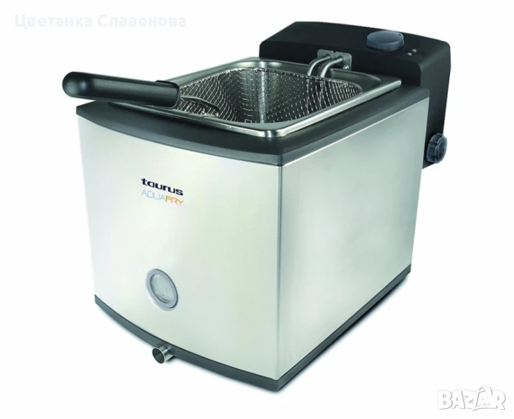 Професионален Фритюрник  Taurus AquaFry  2000W, 4.5L,  за 6 до 7 порции, система вода-олио , снимка 1