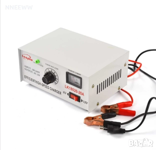 Зарядно за Акумулатор 20А 6/12V, снимка 1