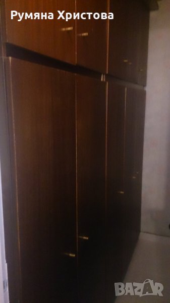 Петкрилен гардероб с надстройка, снимка 1