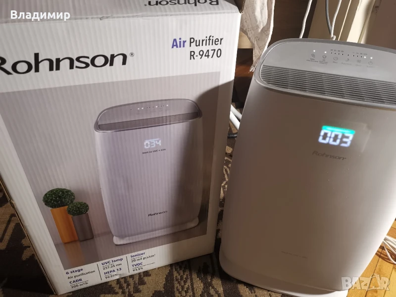 Пречиствател на въздух Rohnson R-9470, снимка 1