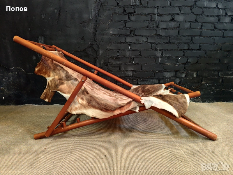  Италиански шезлонг poggiapiedi, снимка 1