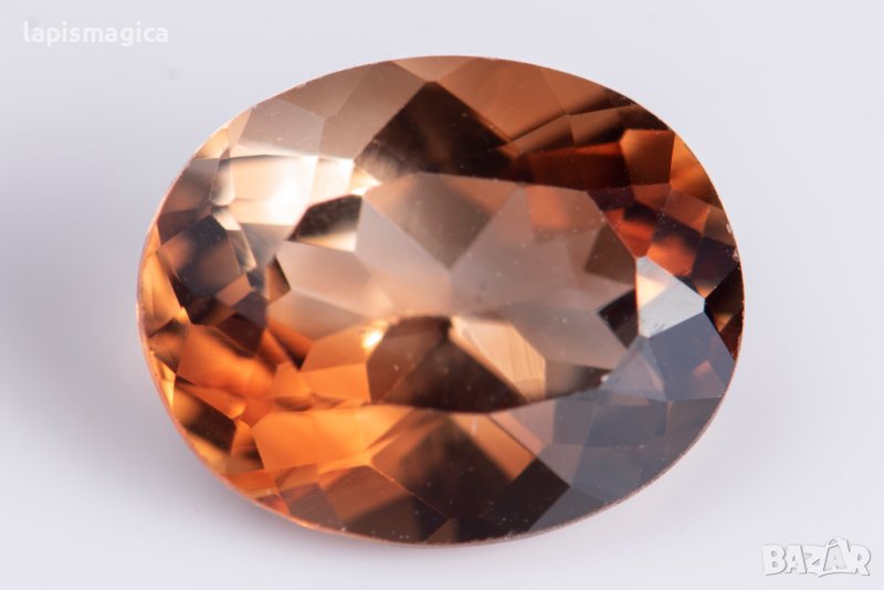Конячен топаз 4.6ct овална шлифовка, снимка 1