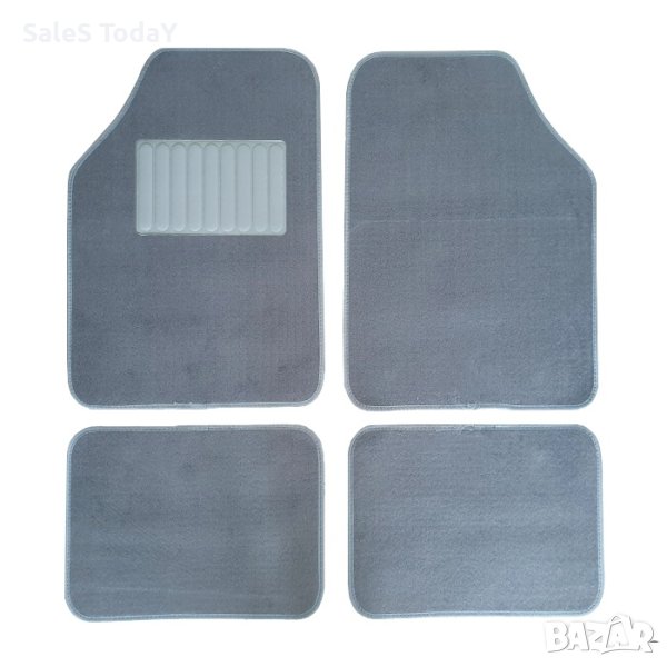 Мокетени стелки, универсални, 4бр, сиви, снимка 1