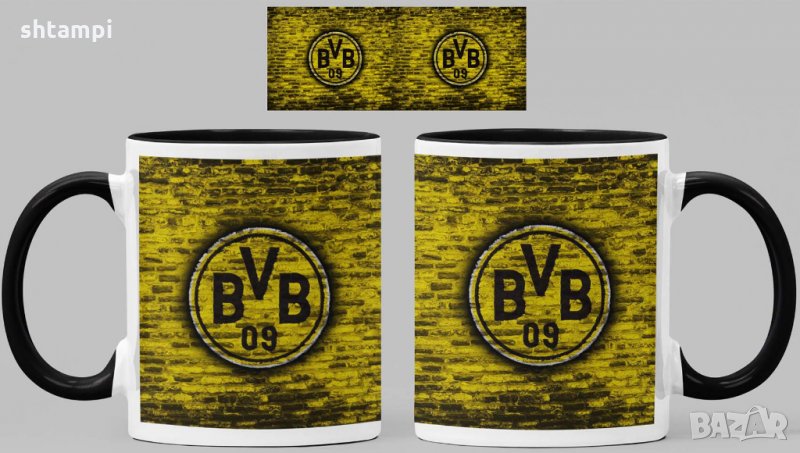 Чаша Борусия Дортмунд Borussia Dortmund Керамична, снимка 1