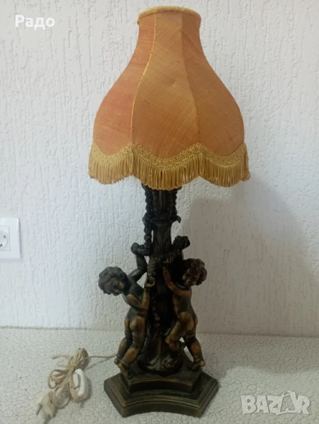 Красива голяма старинна лампа, снимка 1