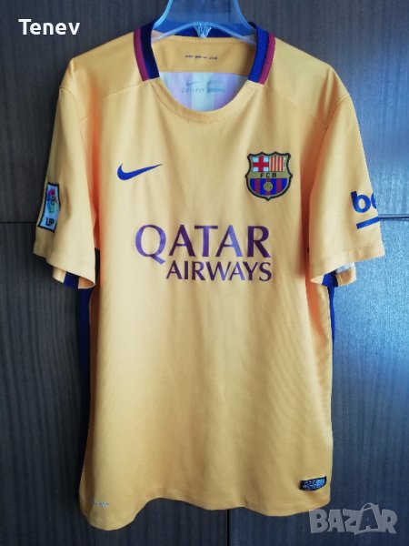 Barcelona Nike оригинална рядка фланелка тениска L Барселона 2015/2016 , снимка 1