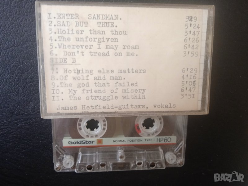 Metallica (1991) - аудио касета Goldstar HP60, снимка 1