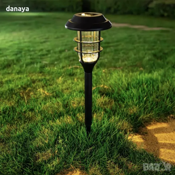 5444 Декоративна градинска соларна лампа, 45 см, снимка 1