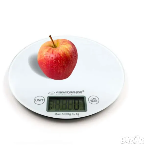 Кухненска везна , 5кг, Бяло, снимка 1