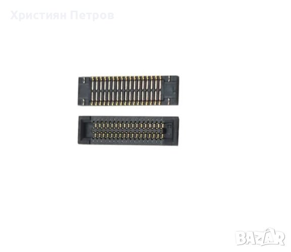 Конектор / Букса 34 pin на женски на дънна платка за Samsung Galaxy A11, M11, снимка 1