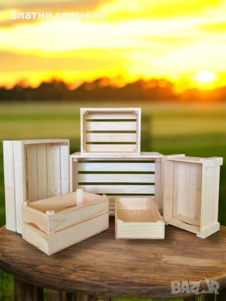 Ръчно изработени дървени касетки, снимка 1