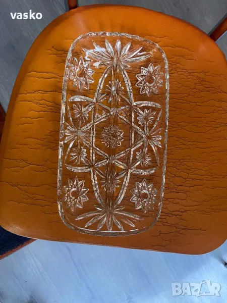 Кристално плато 30х16 см, снимка 1