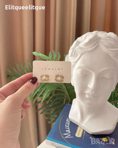 обеци chanel, снимка 1