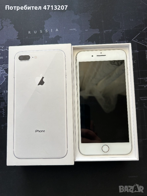 Айфон Iphone 8 plus ***неразличим от нов*** ++ протектори и кейсове ++, снимка 1