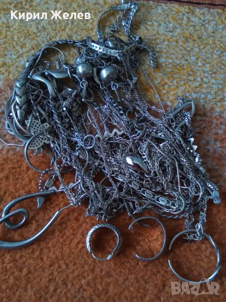 100 грама сребърни накити за поправка за реставрация за части или за материал 50643, снимка 1