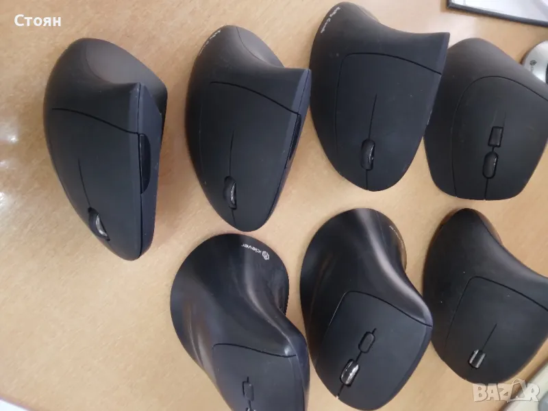 Безжична вертикална мишка за дясна ръка, снимка 1