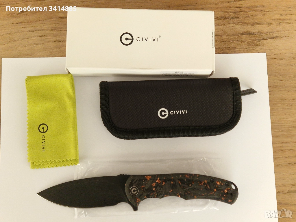 Civivi Praxis carbon , снимка 1