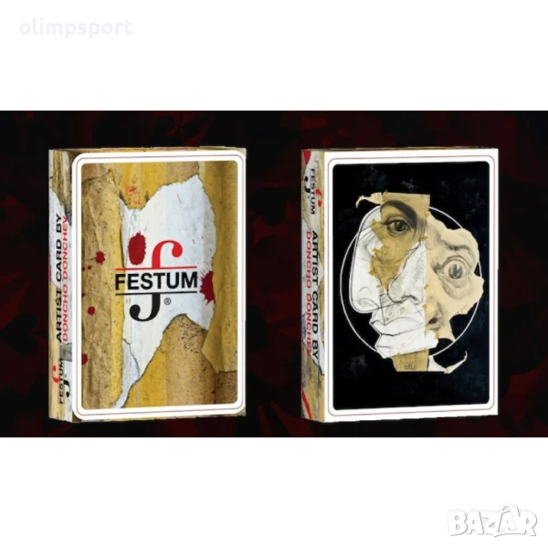Карти за игра Festum Premium Една от най - оригиналните колоди издавана наскоро.  , снимка 1