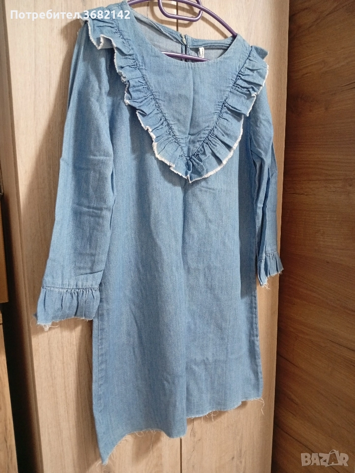 продавам дамска дънкова рокля , снимка 1