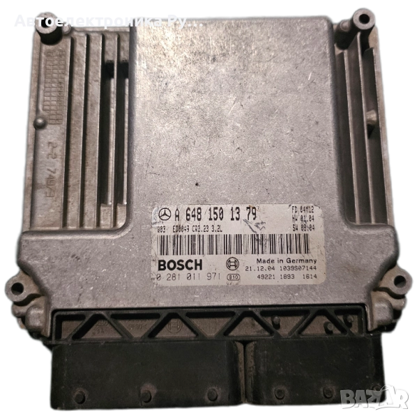 компютър MERCEDES W211 320 3.2 CDI A6481501379, 6481501379, A 648 150 13 79 BOSCH 0281011971 , снимка 1