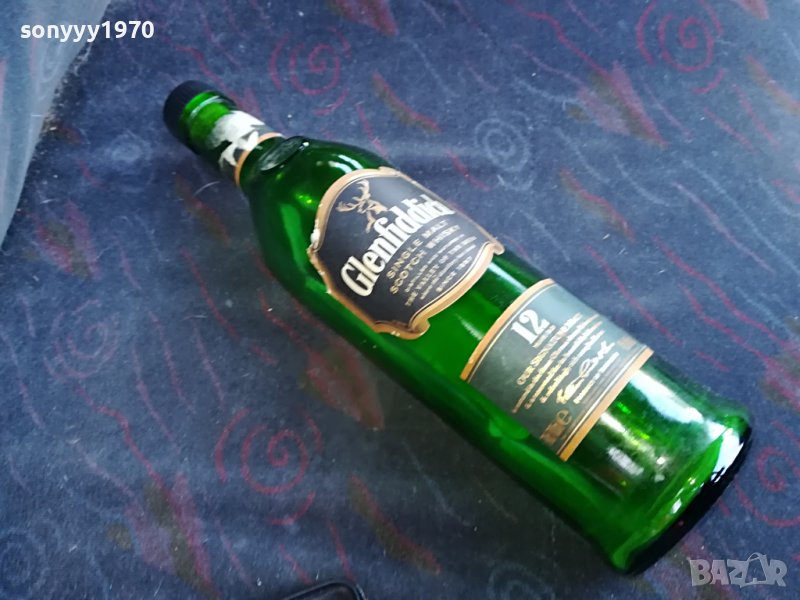GLENFIDDICH 12 YEARS OLD ЗЕЛЕНО С КОРКОВА ТАПА L1702231832, снимка 1