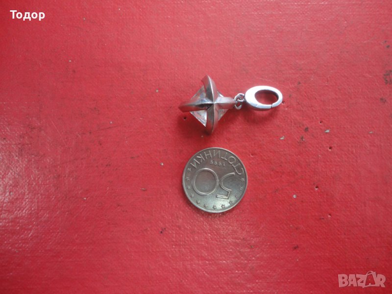 Невероятен сребърен медальон висулка талисман Jette 925, снимка 1