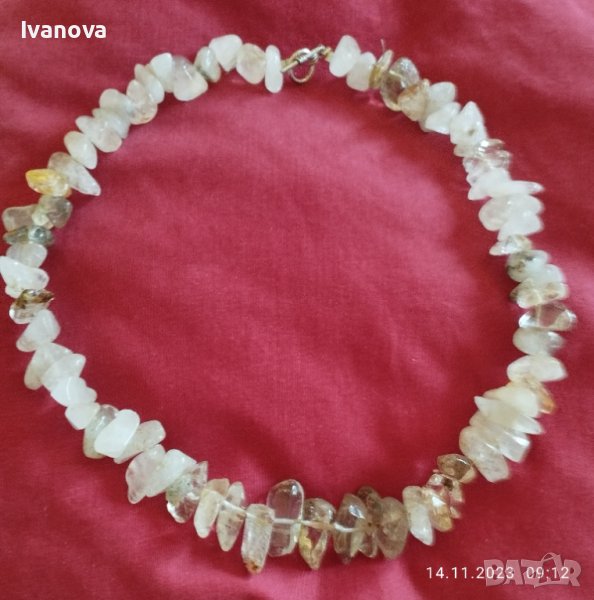 Продавам висок клас колие от цитрин, снимка 1