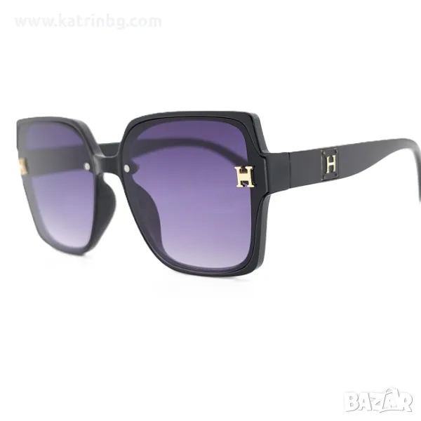 Дамски слънчеви очила маркови големи в черно Код на продукта:DASL-21, снимка 1