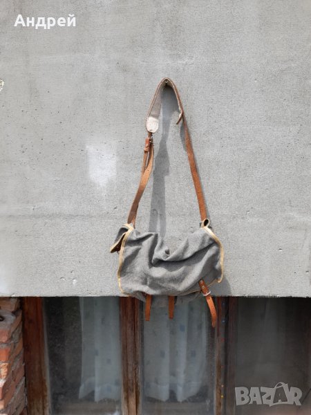 Стара брезентова чанта #8, снимка 1