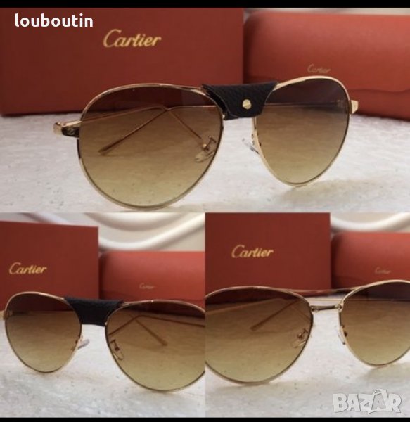 Cartier 2020 3в1 висок клас унисекс мъжки слънчеви очила с поляризация, снимка 1