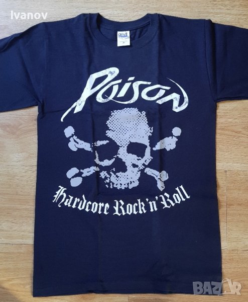 Poison нова двустранни тениски размери S XXL , снимка 1
