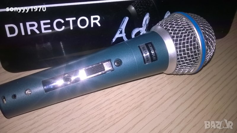 shure beta sm58s-жичен вокален-внос швеицария, снимка 1