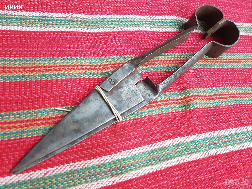 Кована ножица с 2 печата, снимка 1