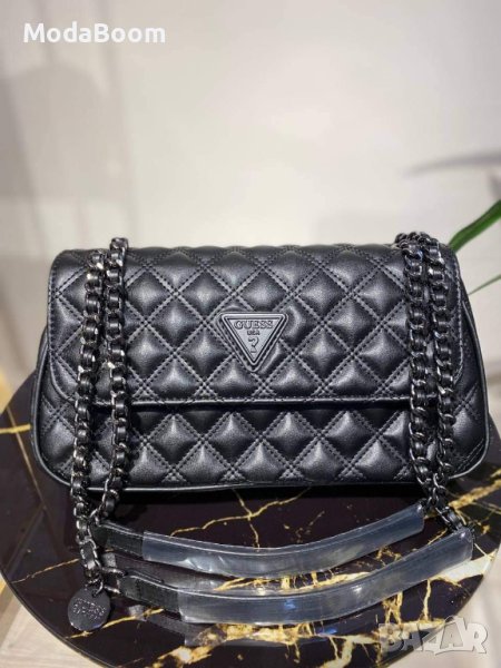 😍Guess стилна черна дамска чанта😍, снимка 1