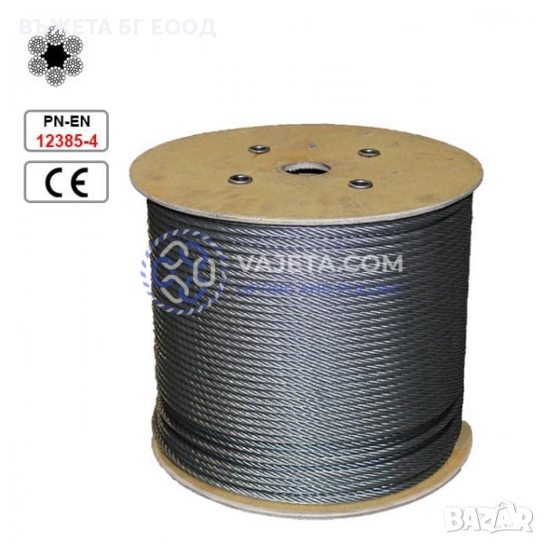 Меко Стоманено въже 6x36 , снимка 1